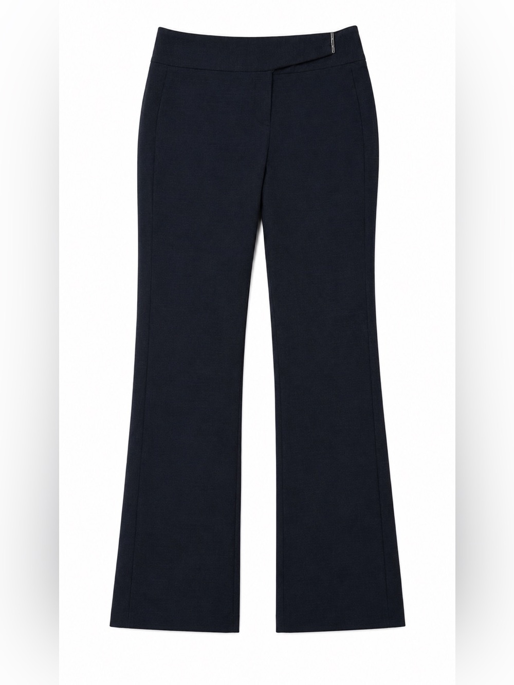 Elie Tahari Navy Flared Dress Pants